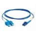 FIBER PATCH CABLE: LC-SC 2M